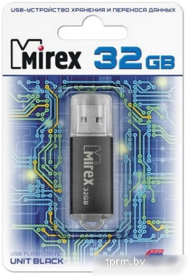 USB Flash Mirex UNIT BLACK 32GB (13600-FMUUND32) 