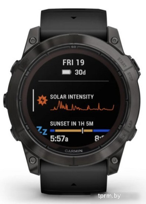 Умные часы Garmin Fenix 7X Pro Sapphire Solar (карбоново-серый титан/черный) 
