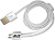 Кабель AVS MR-311 USB Type-A - microUSB (1 м, белый) 