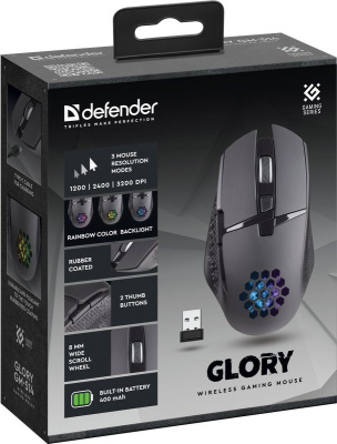 Игровая мышь Defender Glory GM-514 (черный) 