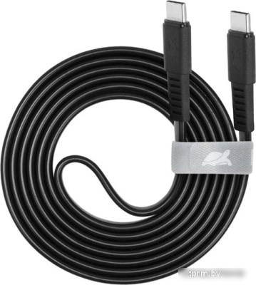 Кабель Rivacase Type-C Type-C PS6005 BK12 (1.2 м, черный) 