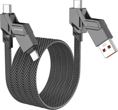 Borofone BU43 USB Type-C/Lighting - USB Type-C/USB Type-A (1.2 м, черный) 