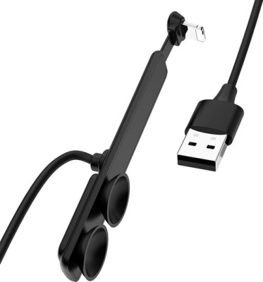 Кабель Hoco U51 USB Type-A - Lightning (1.2 м, черный) 