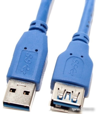 Удлинитель 5bites USB Type-A - USB Type-A UC3011-005F (0.5 м, синий) 