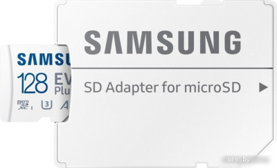 Карта памяти Samsung EVO Plus 2024 microSDXC 128GB (с адаптером) 