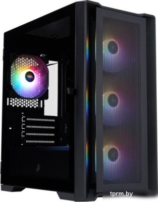Корпус 1stPlayer TRILOBITE T4 MESH FRGB (черный) 