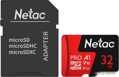 Карта памяти Netac P500 Extreme Pro 32GB NT02P500PRO-032G-R (с адаптером) 