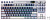 Клавиатура Royal Kludge M87 RGB Ocean Blue (RK Cream) 
