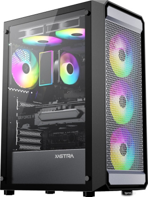 Корпус XASTRA A403 4ARGB (черный) 