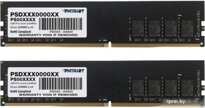 Оперативная память Patriot Signature Line 2x8GB DDR4 PC4-25600 PSD416G3200K 
