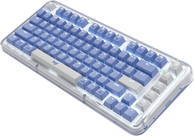 Logitech Alto Keys K75M 920-013301 (белый/синий, с гравировкой) 