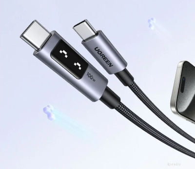 Ugreen L509 35513 USB Type-C - USB Type-C (3 м, серый) 