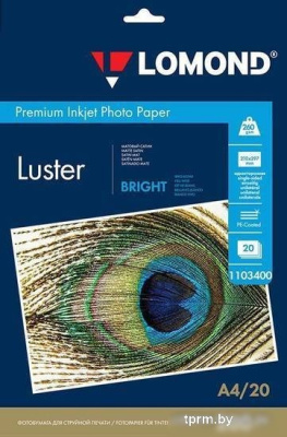 Фотобумага Lomond Bright Luste A4 260 г/м2 20 л 1103400 