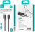 Кабель Usams SJ712 USB Type-C - Lightning (1 м, черный) Кабель Usams SJ712 USB Type-C - Lightning (1 м, черный)