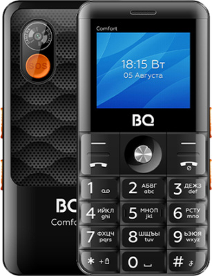 Кнопочный телефон BQ-Mobile BQ-2006 Comfort (черный)