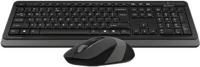 Клавиатура + мышь A4Tech Fstyler FG1010 (черный/серый) 