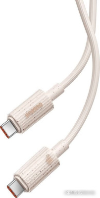 Кабель Baseus Habitat Series Fast Charging Cable 100W USB Type-C - USB Type-C (2 м, бежевый) 