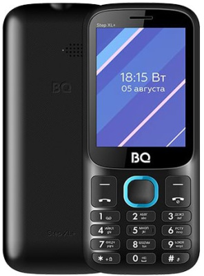 Мобильный телефон BQ-Mobile BQ-2820 Step XL+ (черный/голубой)