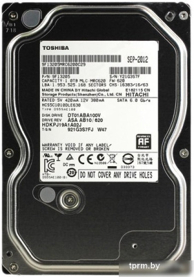 Жесткий диск Toshiba DT01ABA V 1TB (DT01ABA100V) 