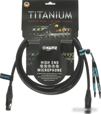 Кабель Klotz TI-M0500 XLR - XLR (5 м, черный) 