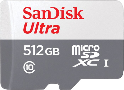 Карта памяти SanDisk Ultra microSDXC SDSQUNR-512G-GN3MN 512GB 