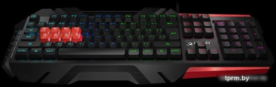 Клавиатура A4Tech Bloody B3590R (черный/красный) 