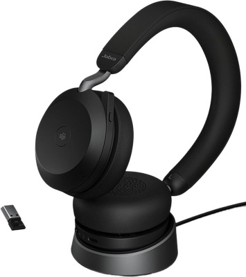 Офисная гарнитура Jabra Evolve2 75 MS Stereo USB-A Desk (черный) 