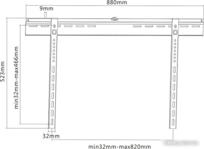 Кронштейн Ultramounts UM817F (черный) 