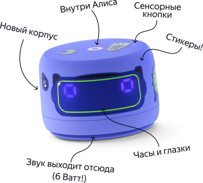 Яндекс Станция Лайт 2 (фиолетовый) 