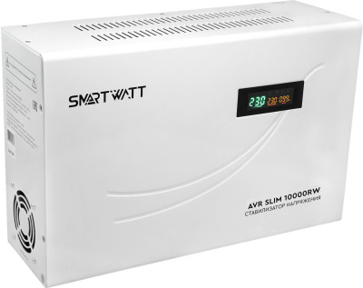 Стабилизатор напряжения SmartWatt AVR SLIM 10000RW 