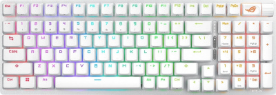 Клавиатура ASUS ROG Strix Scope II 96 Wireless Moonlight White (NX Snow) 