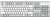 Клавиатура A4Tech Fstyler FS100 Neon (серебристый/серый) 