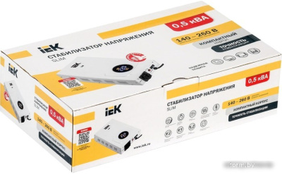 Стабилизатор напряжения IEK Slim 0,5кВА 