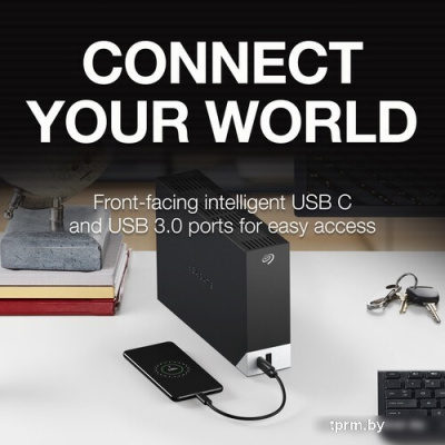 Внешний накопитель Seagate One Touch Desktop Hub STLC12000400 12TB 