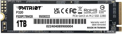 SSD Patriot P320 1TB P320P1TBM28 