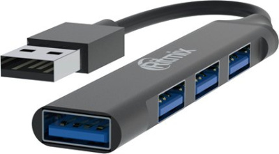 USB-хаб Ritmix CR-4400 Metal 