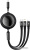 Кабель Baseus Bright Mirror One-For-Three Retractable Data Cable USB-C - M+L+C 100W CAMJ010201 Кабель Baseus Bright Mirror One-For-Three Retractable Data Cable USB-C - M+L+C 100W CAMJ010201