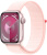 Умные часы Apple Watch Series 9 41 мм (алюминиевый корпус, розовый/розовый, нейлоновый ремешок) 