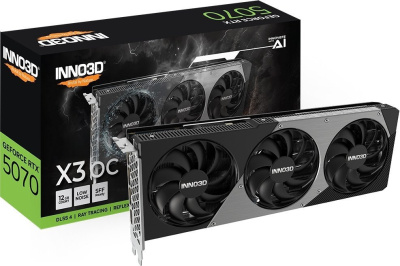 Видеокарта Inno3D GeForce RTX 5070 X3 OC N50703-12D7X-195064L 