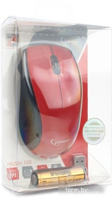 Мышь Gembird MUSW-320-R 