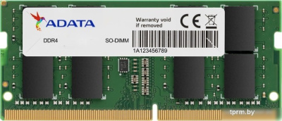 Оперативная память A-Data Premier 16ГБ DDR4 3200 МГц AD4S320016G22-SGN 