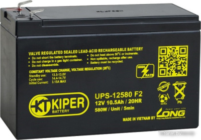 Kiper UPS-12580 F2 (12В/10.5 А·ч) 