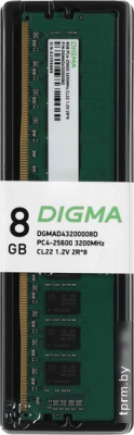 Оперативная память Digma 8ГБ DDR4 3200 МГц DGMAD43200008D 