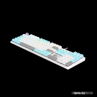 Клавиатура A4Tech Bloody S510N (белый, Bloody BLMS Red) 