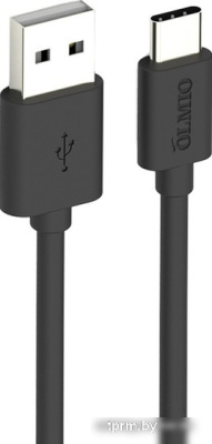 Кабель Olmio 038656 USB Type A - USB Type C (2 м, черный) 