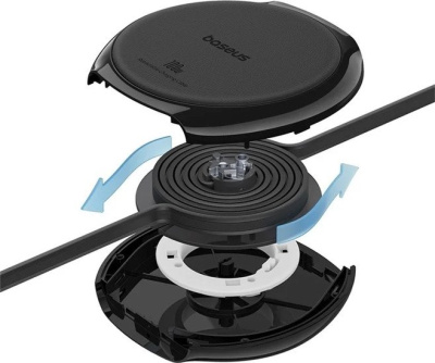 Кабель Baseus Free2Draw USB Type-C - USB Type-C (1 м, черный) 