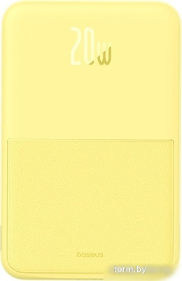 Внешний аккумулятор Baseus MagPro Magnetic Bracket Wireless Fast-Charging Power Bank 20W 5000mAh (желтый) 