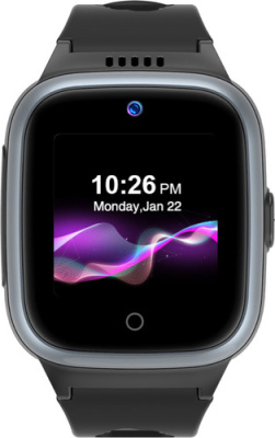 Умные часы LeeFine Q27 4G (черный/серый)