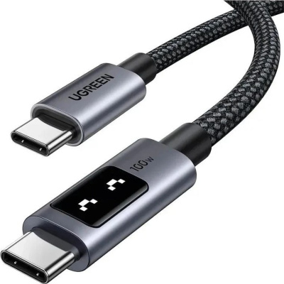 Ugreen L509 35513 USB Type-C - USB Type-C (3 м, серый) 