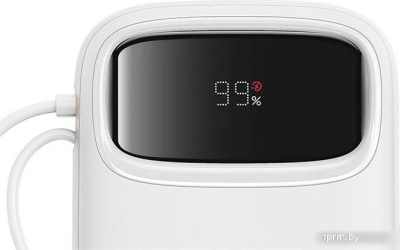 Внешний аккумулятор Baseus Qpow2 Dual-Cable Digital Display Fast Charge Power Bank 22.5W 20000mAh (белый) 